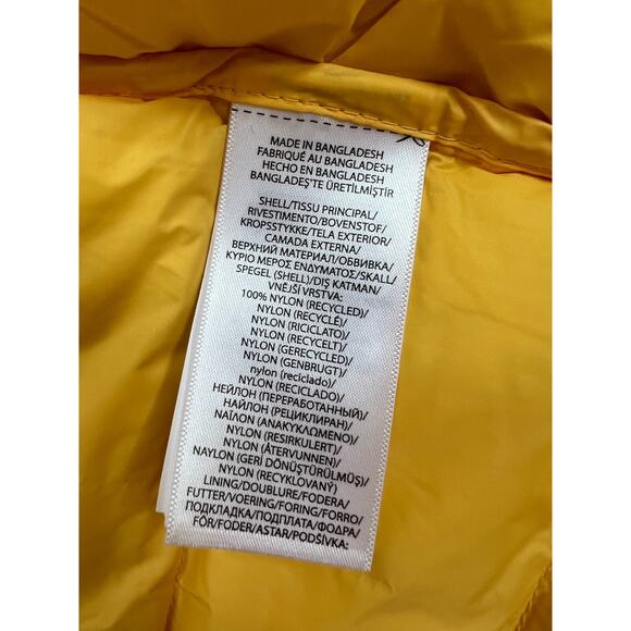 Polo Ralph Lauren Yellow Packable Puffer Jacket Water Repellent Men’s 2XL NWT - Picture 13 of 16